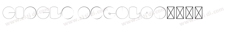 Circle Regular字体转换